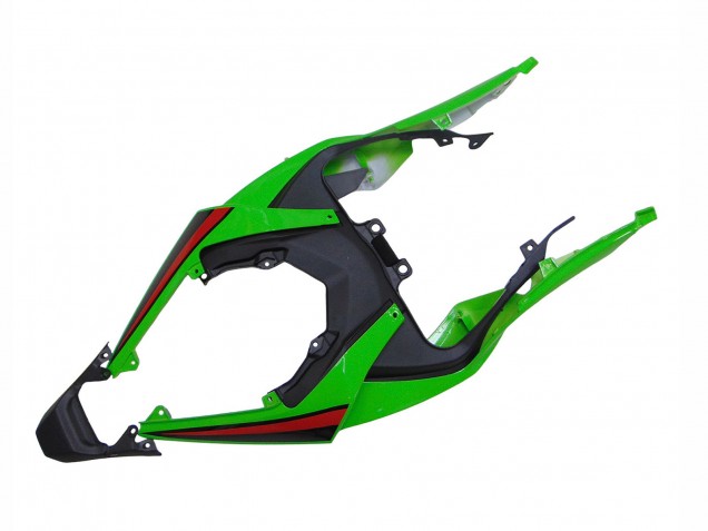 Kawasaki ZX6R Motorrad Verkleidung 2019-2022 - Grun Glanzendes Schwarz Rot