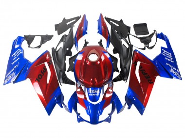Aprilia RS125 Motorrad Verkleidung 2006-2011 - Blau Rot