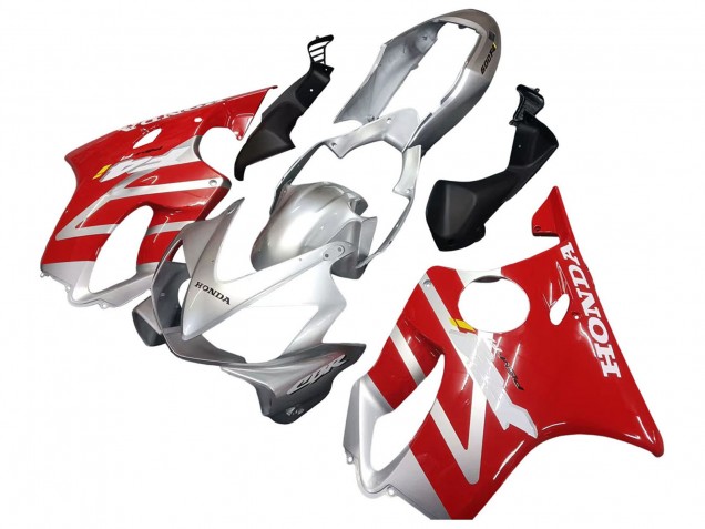 Honda CBR600 F4i Motorrad Verkleidung 2004-2007 - Silber Rot