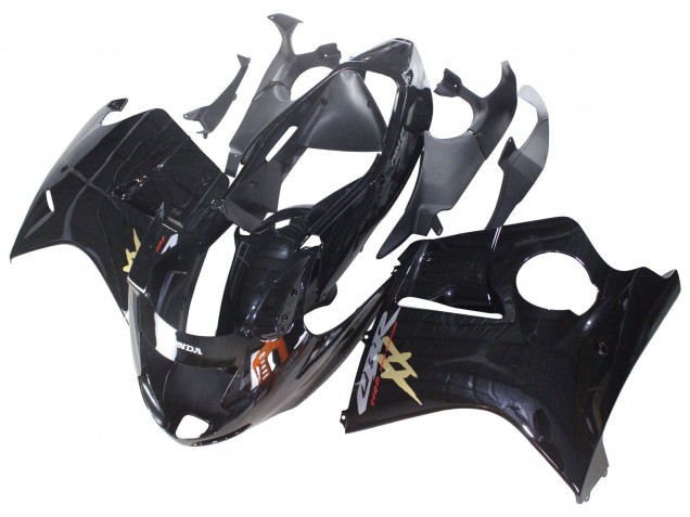 Honda CBR1100XX Blackbird Abs Motorrad Verkleidungen 1996-2007 - Glanzendes Schwarz