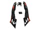 Honda CBR600 F2 Motorrad Verkleidung 1991-1994 - Orange Glanzendes Schwarz
