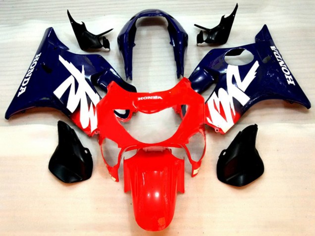 Honda CBR600 F4 Motorrad Verkleidung 1999-2000 - Rot Dunkel Blau Lila