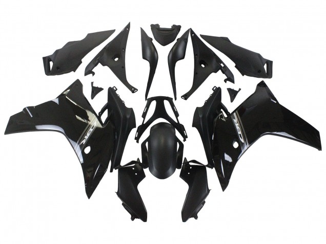 Honda CBR600F Motorrad Verkleidung 2011-2013 - Glanzendes Schwarz