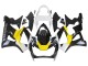 Honda CBR900RR 929 Motorrad Verkleidung 2000-2001 - Weiss Gelb Glanzendes Schwarz