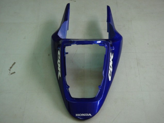 Honda CBR900RR 954 Motorrad Verkleidung 2002-2003 - Blau Gelb Glanzendes Schwarz Telefonica MoviStar Castrol