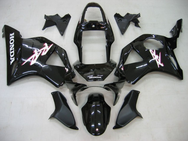 Honda CBR900RR 954 Motorrad Verkleidung 2002-2003 - Glanzendes Schwarz