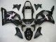 Honda CBR900RR 954 Motorrad Verkleidung 2002-2003 - Glanzendes Schwarz