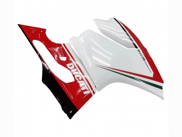 Ducati 1199 Motorrad Verkleidung 2011-2014 - Weiss Rot Grun Glanzendes Schwarz
