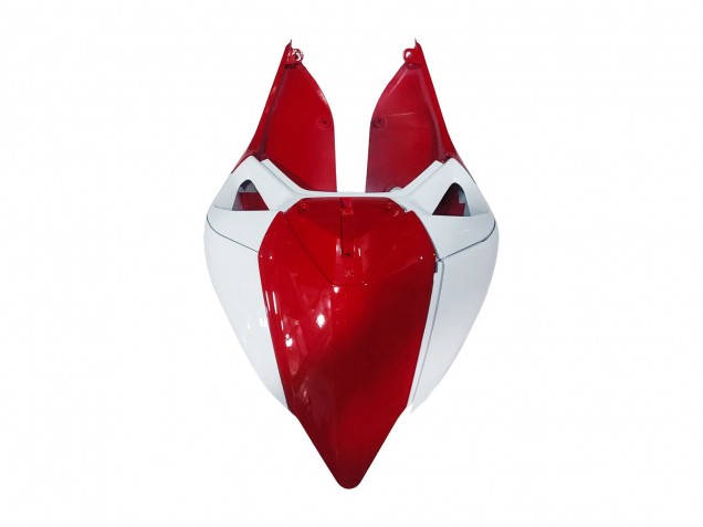 Ducati 1199 Motorrad Verkleidung 2011-2014 - Weiss Rot Glanzendes Schwarz