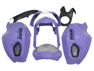 Ducati Monster 696 796 1100 1100S Motorrad Verkleidung 2008-2012 - Hellviolett Monster