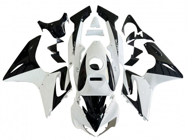Honda CBR125R Motorrad Verkleidung 2002-2006 - Weiss Glanzendes Schwarz