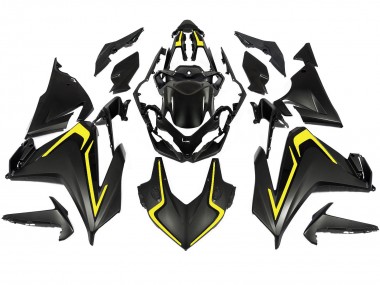 Honda CBR500R Motorrad Verkleidung 2022-2023 - Matt Schwarz Gelb