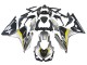 Honda CBR500R Motorrad Verkleidung 2022-2023 - Silber Gelb Glanzendes Schwarz