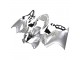 Honda VFR 800 Motorrad Verkleidung Kit 2002-2013 - Silber