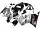 Honda VFR 800 Motorrad Verkleidung 2002-2013 - Silber Glanzendes Schwarz Repsol