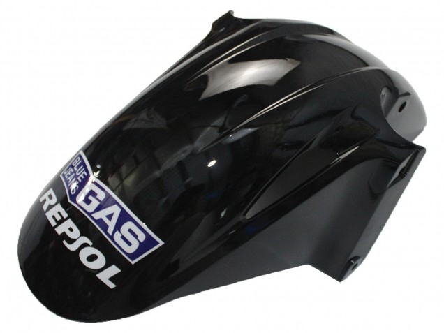 Honda VFR 800 Motorrad Verkleidung 2002-2013 - Silber Glanzendes Schwarz Repsol