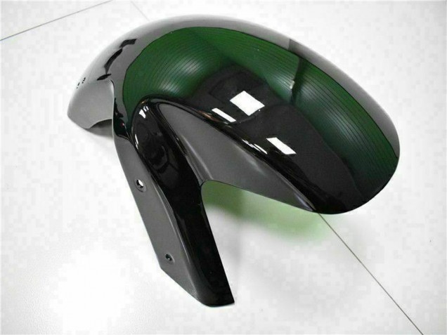 Kawasaki EX650 Motorrad Verkleidung 2006-2008 - Glanzendes Schwarz Rot Flamme