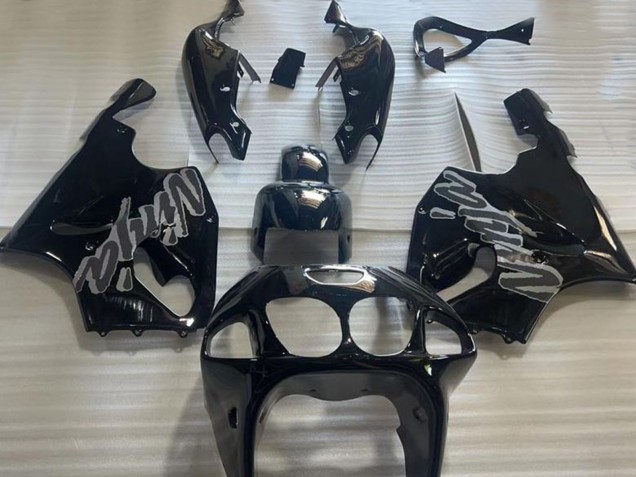 Kawasaki ZX7R Motorrad Verkleidung 1996-2003 - Glanzendes Schwarz