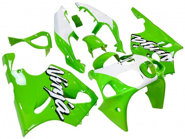 Kawasaki ZX7R Motorrad Verkleidung 1996-2003 - Weiss Grun
