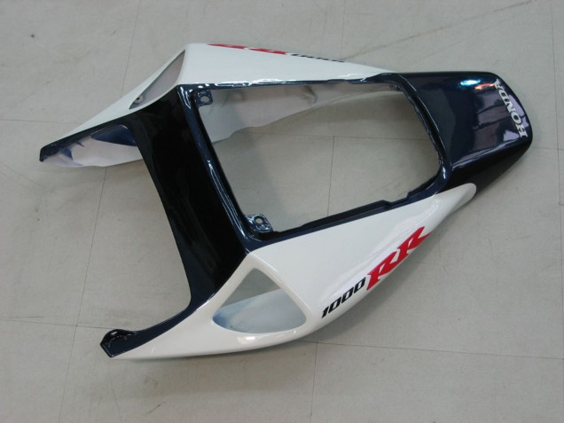 Honda CBR1000RR Motorrad Verkleidung 2004-2005 - Weiss Blau Glanzendes Schwarz Fireblade