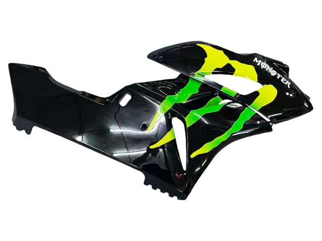 Honda CBR1000RR Motorrad Verkleidung 2004-2005 - Glanzendes Schwarz Gelb Grun Monster