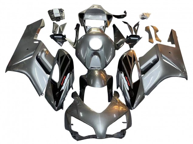 Honda CBR1000RR Motorrad Verkleidung 2004-2005 - Silber Glanzendes Schwarz