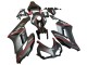 Honda CBR1000RR Motorrad Verkleidung 2004-2005 - Glanzendes Schwarz Glanzendes Grau Rot Streifen