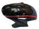 Honda CBR1000RR Motorrad Verkleidung 2004-2005 - Glanzendes Schwarz Glanzendes Grau Rot Streifen