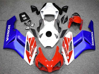 Honda CBR1000RR Motorrad Verkleidung 2004-2005 - Weiss Rot Blau