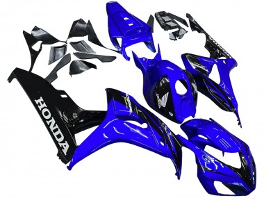 Honda CBR1000RR Motorrad Verkleidung 2006-2007 - Blau Glanzendes Schwarz