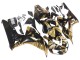 Honda CBR1000RR Motorrad Verkleidung 2006-2007 - Gold Glanzendes Schwarz
