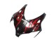 Honda CBR1000RR Motorrad Verkleidung 2008-2011 - Glanzendes Schwarz Rot Flamme