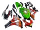 Honda CBR1000RR Motorrad Verkleidung 2008-2011 - Grun Orange Glanzendes Schwarz Rossi Michelin 46