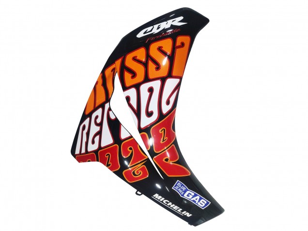Honda CBR1000RR Motorrad Verkleidung 2008-2011 - Grun Orange Glanzendes Schwarz Rossi Michelin 46
