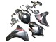 Honda CBR1000RR Motorrad Verkleidung 2008-2011 - Matt Schwarz Rot Fireblade