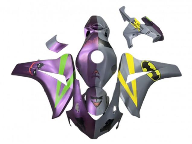 Honda CBR1000RR Motorrad Verkleidung 2008-2011 - Lila Grun Grau Gelb