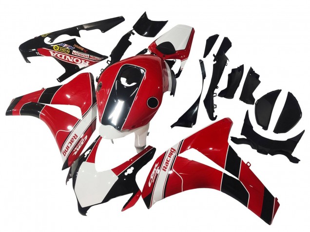 Honda CBR1000RR Motorrad Verkleidung 2008-2011 - Rot Weiss Glanzendes Schwarz Rennen