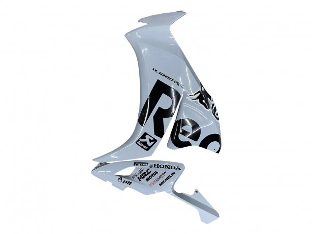 Honda CBR1000RR Motorrad Verkleidung 2012-2016 - Hellgrau Glanzendes Schwarz Red Bull