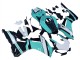 Honda CBR1000RR Motorrad Verkleidung 2017-2023 - Weiss Hellblau Glanzendes Schwarz