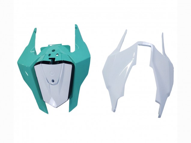 Honda CBR1000RR Motorrad Verkleidung 2017-2023 - Weiss Hellblau Glanzendes Schwarz