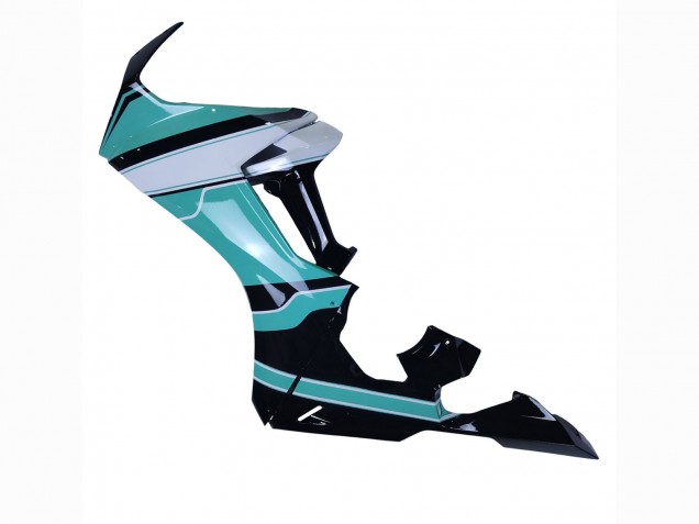 Honda CBR1000RR Motorrad Verkleidung 2017-2023 - Weiss Hellblau Glanzendes Schwarz