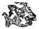 Honda CBR600RR Motorrad Verkleidung 2005-2006 - Schwarz Weiss Grau Camouflage