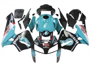 Honda CBR600RR Motorrad Verkleidung 2005-2006 - Hellblau Schwarz 35