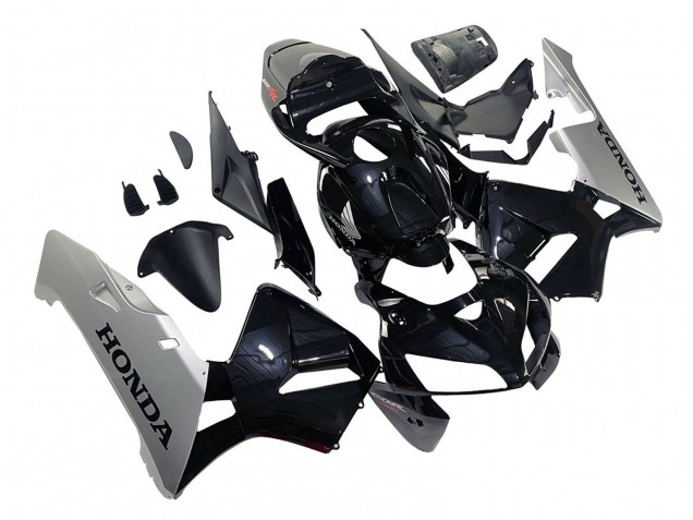 Honda CBR600RR Motorrad Verkleidung 2005-2006 - Schwarz Silber