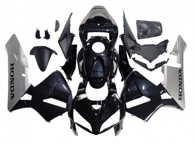 Honda CBR600RR Motorrad Verkleidung 2005-2006 - Schwarz Silber