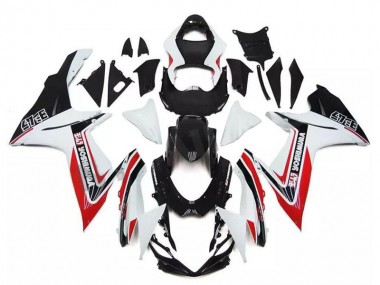 Suzuki GSXR 600/750 Motorrad Verkleidung 2011-2024 - Weiss Rot Schwarz Alstare