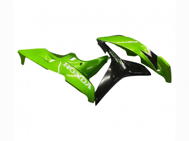 Honda CBR600RR Motorrad Verkleidung Kit 2007-2008 - Grun Glanzendes Schwarz