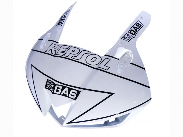 Honda CBR600RR Motorrad Verkleidung 2013-2023 - Weiss Glanzendes Schwarz Repsol