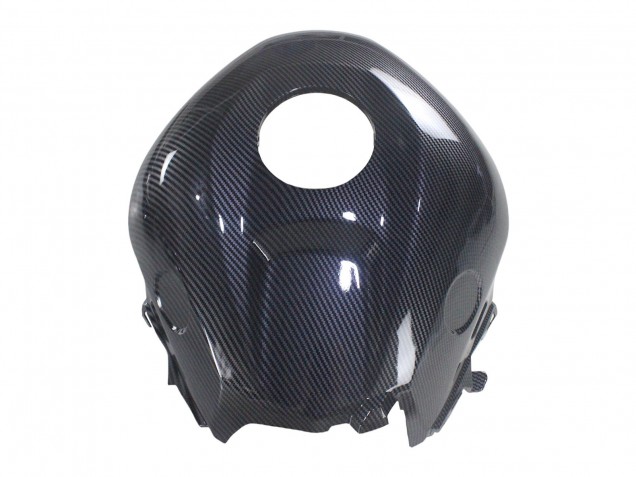 Honda CBR600RR Motorrad Verkleidung 2013-2023 - Schwarzes Carbonfaser Rot