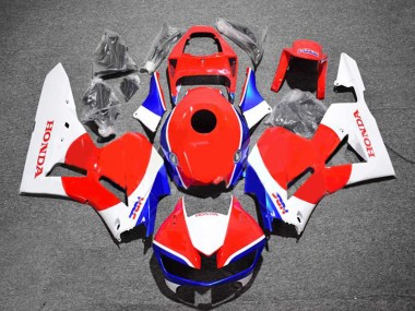 Honda CBR600RR Motorrad Verkleidung Kit 2013-2023 - Weiss Rot Blau HRC